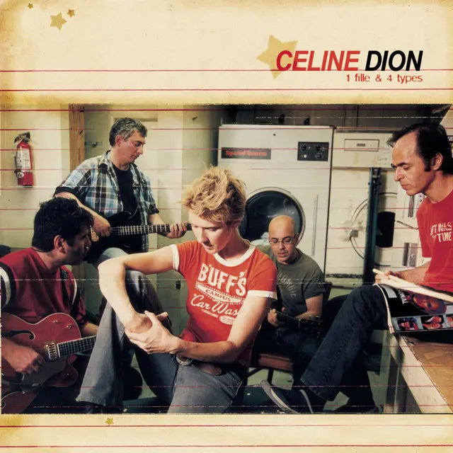 Music print | Céline Dion - 1 fille & 4 types poster connecté