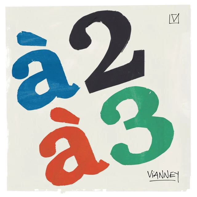 Music print | Vianney - à 2 à 3 (Deluxe) poster connecté
