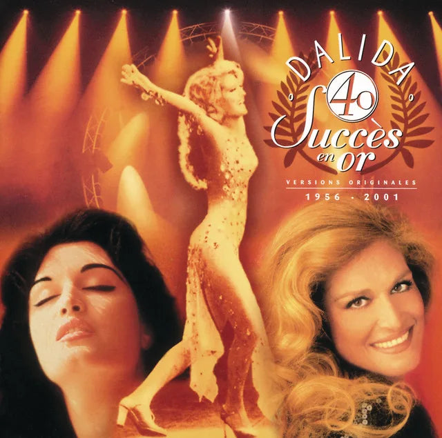 Music print | Dalida - 40 succès en or poster connecté