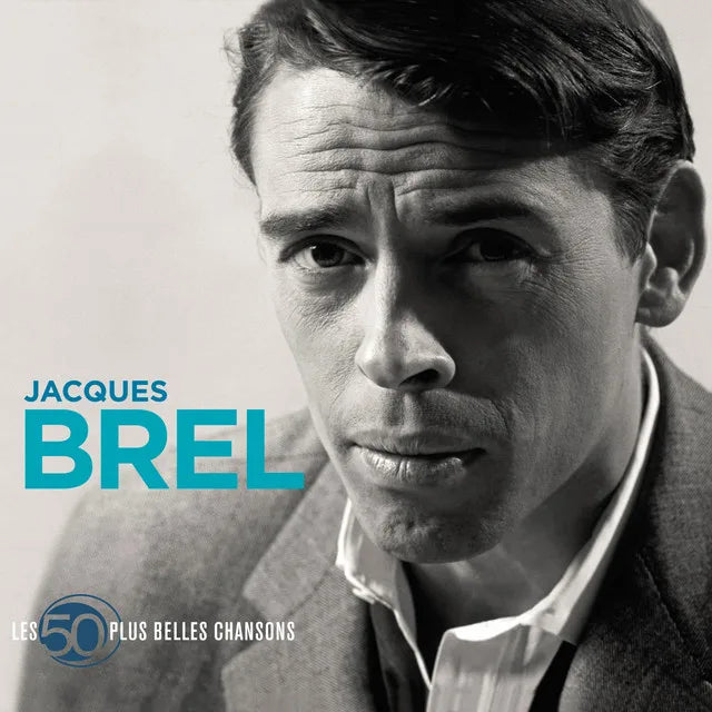 Music print | Jacques Brel - 50 Plus Belles Chansons poster connecté