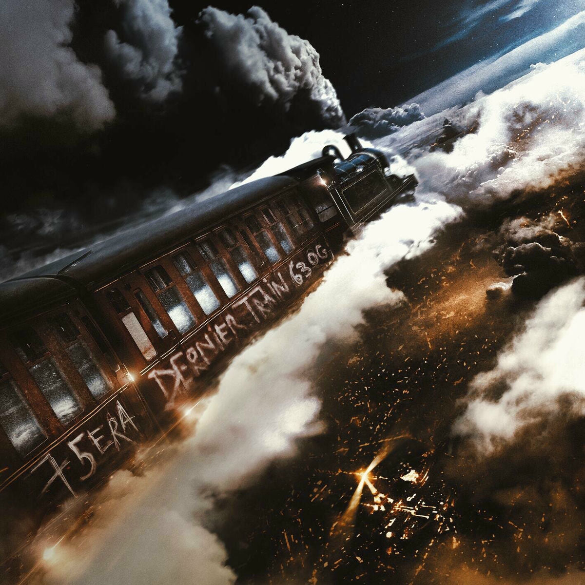 Music print | 63OG - Dernier train poster connecté