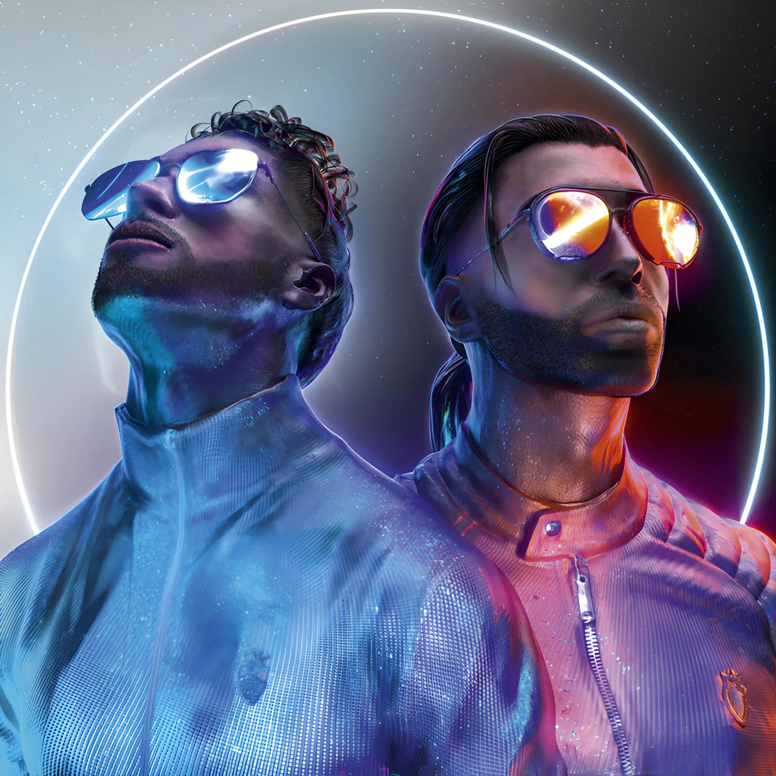 Music print | PNL - Deux frères poster connecté