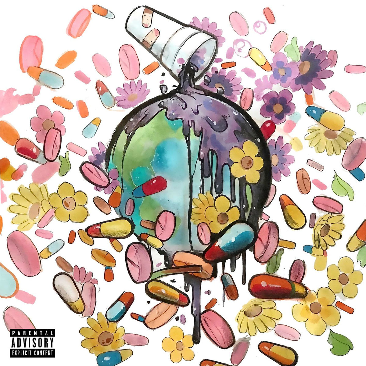 Music print | Future & Juice WRLD - Future & Juice WRLD Present... WRLD ON DRUGS poster connecté