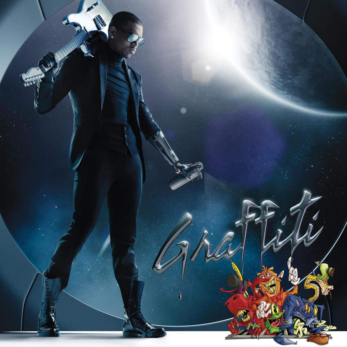 Music print | Chris Brown - Graffiti (Expanded Edition) poster connecté