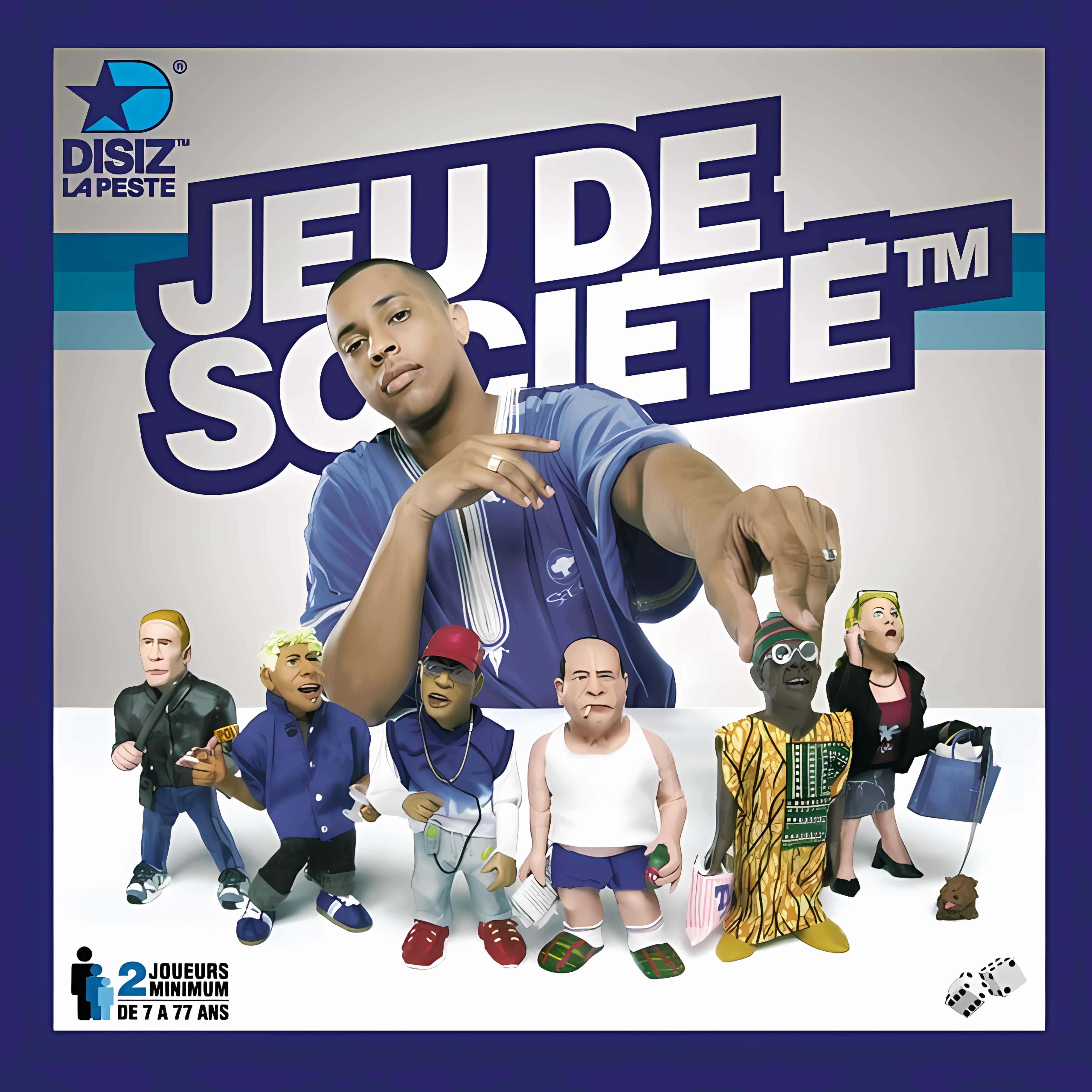 Music print | Disiz - Jeu De Société poster connecté