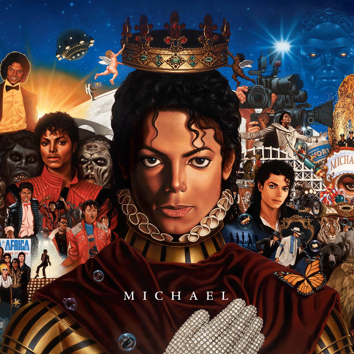 Music print | Michael Jackson - Michael poster connecté