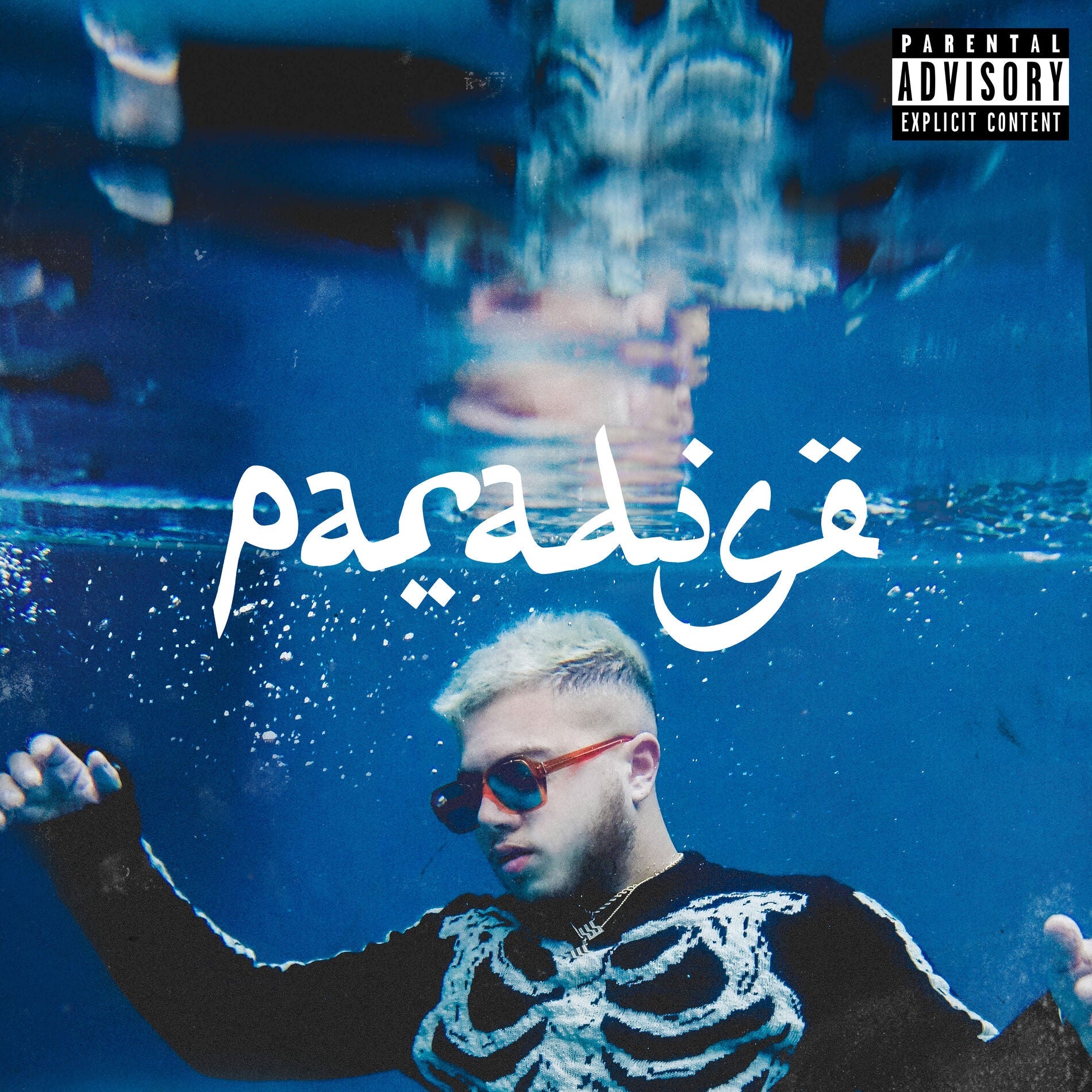 Music print | Hamza - Paradise poster connecté