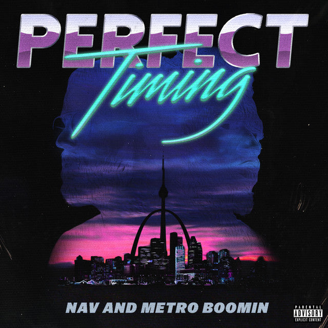 Music print | NAV et Metro Boomin - Perfect Timing poster connecté