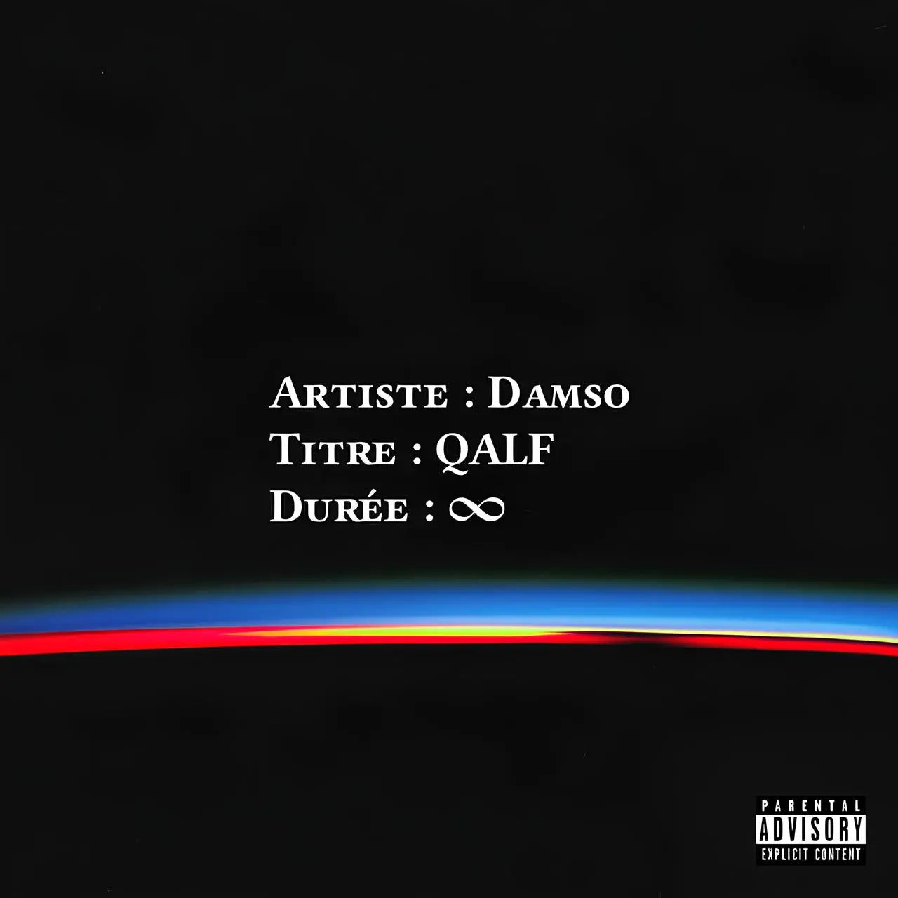 Music print | Damso - QALF infinity poster connecté
