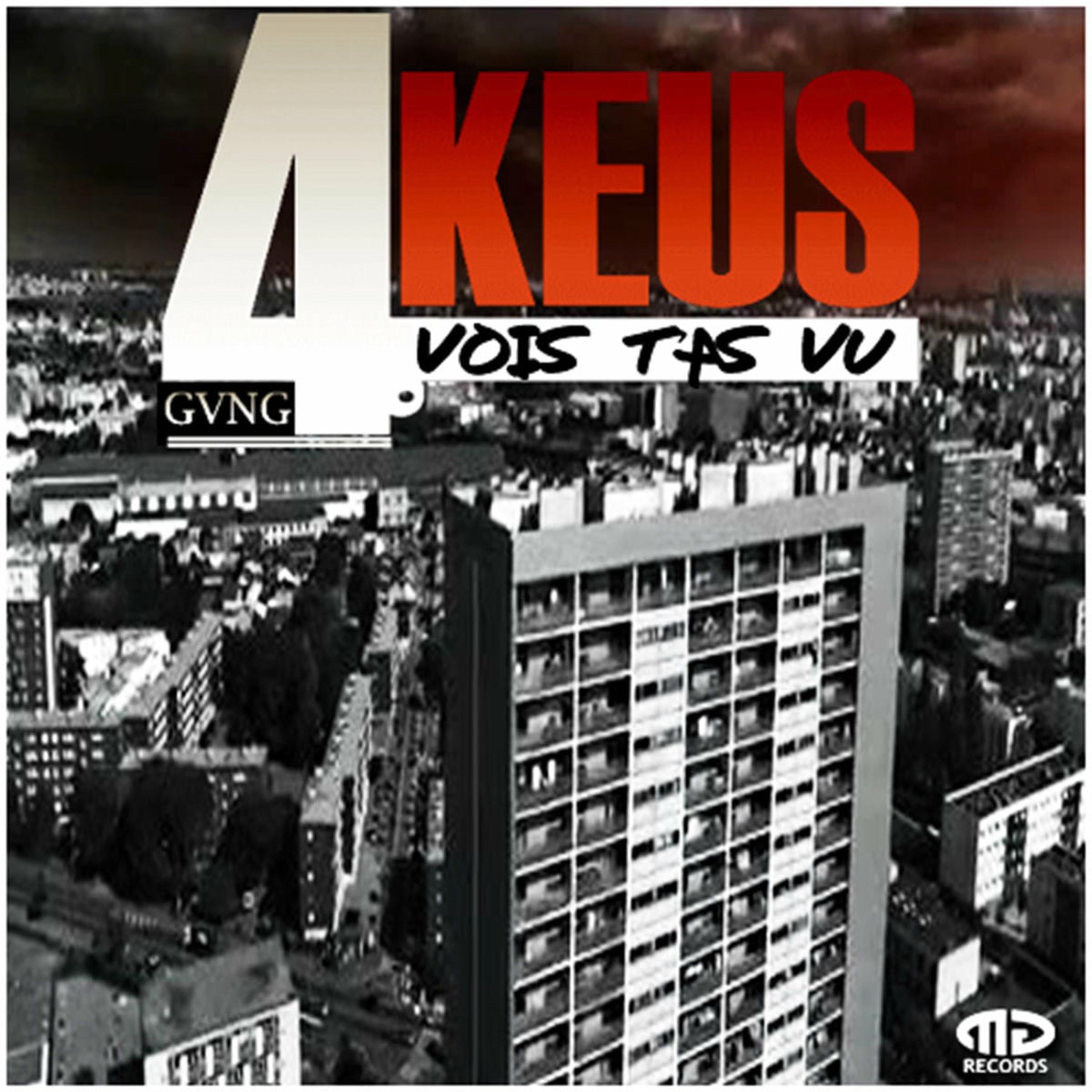 Music print | 4Keus Gang - Vois t'as vu poster connecté