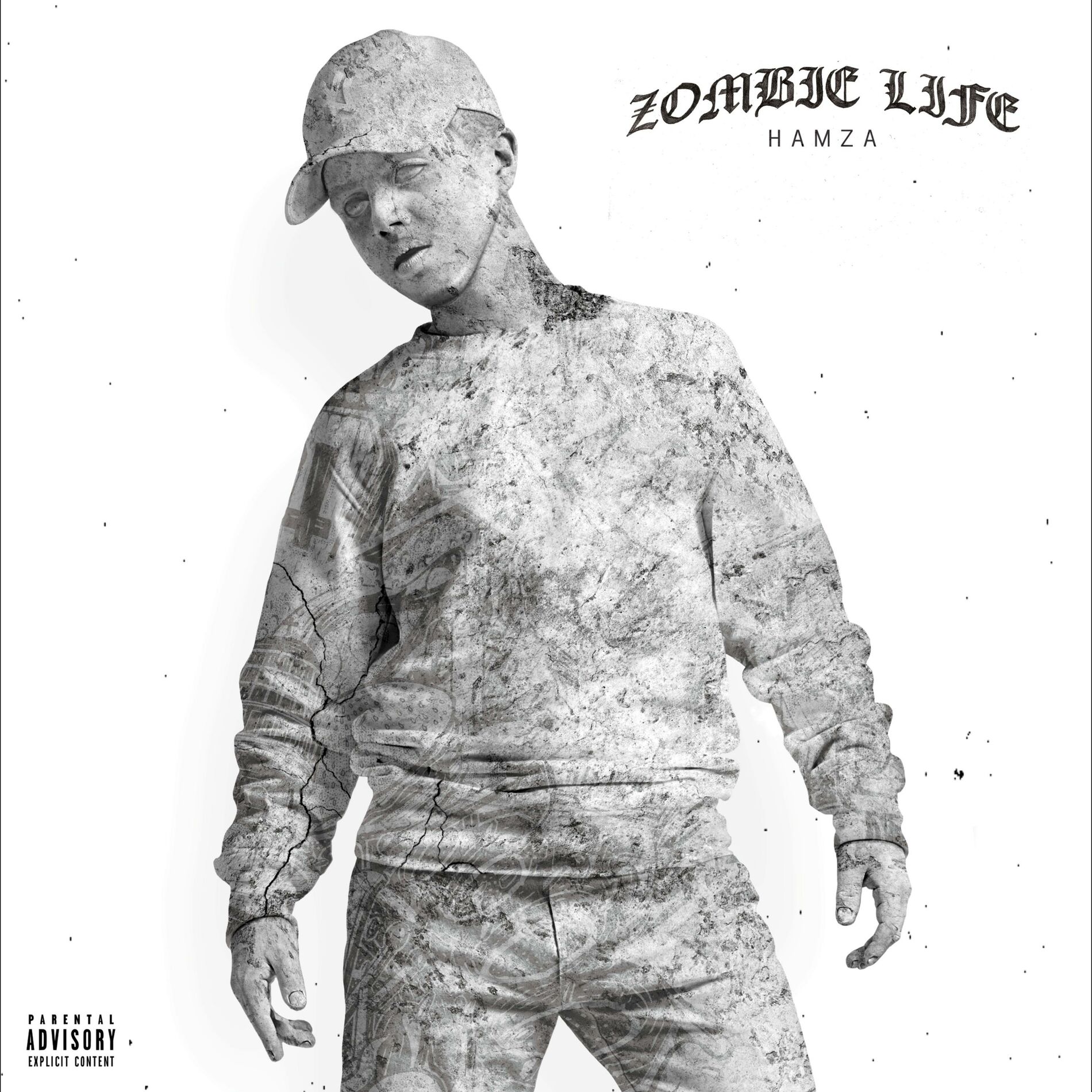 Music print | Hamza - Zombie Life poster connecté