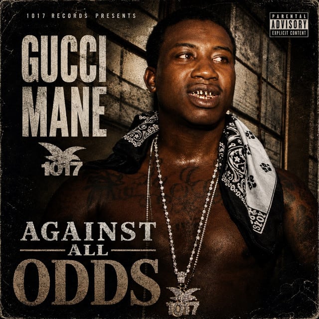 Affiche de l'album Against All Odds de Gucci Mane, poster connecté NFC 30 × 30 cm