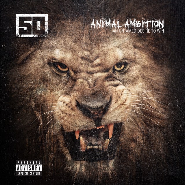 Music print | 50 Cent - Animal Ambition: An Untamed Desire To Win poster connecté