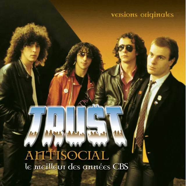 Music print | TRUST - Antisocial - Le Meilleur Des Années CBS poster connecté