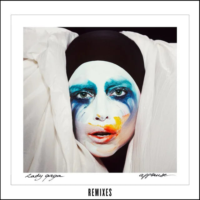 Music print | Lady Gaga - Applause (Remixes) poster connecté