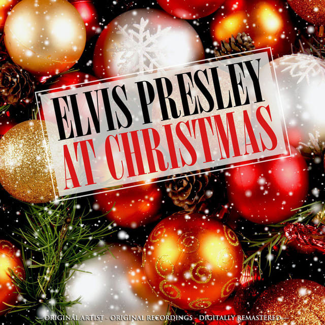 Music print | Elvis Presley - At Christmas poster connecté