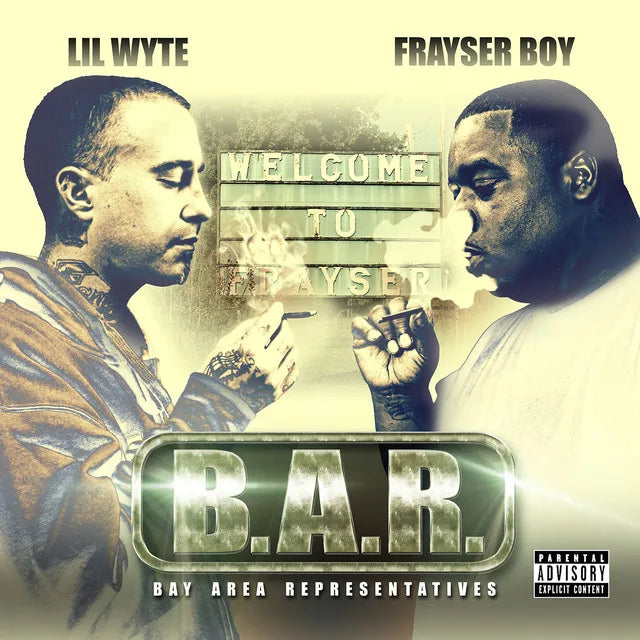Music print | Lil Wyte & Frayser Boy - B.A.R. (Bay Area Representatives) poster connecté