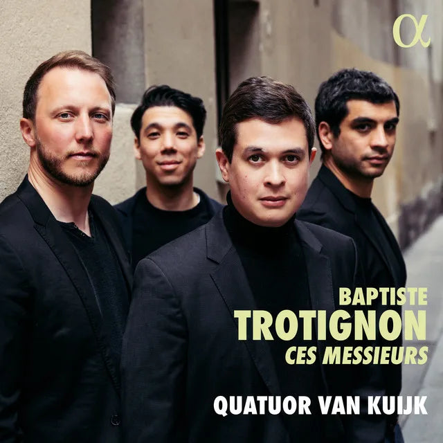 Music print | Baptiste Trotignon & Quatuor Van Kuijk - Baptiste Trotignon: Ces Messieurs poster connecté