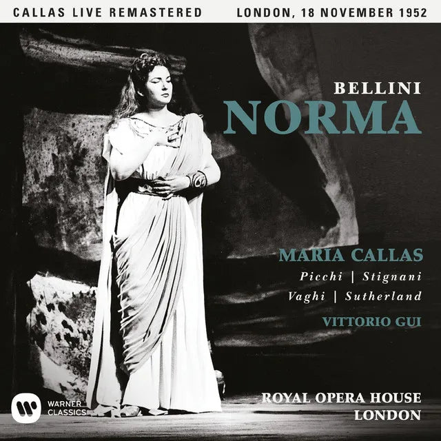 Music print | Vincenzo Bellini & Maria Callas - Bellini: Norma (1952 - London) - Callas Live Remastered poster connecté