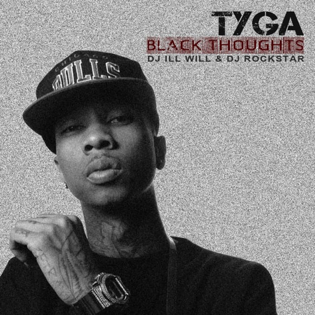 Music print | Tyga - Black Thoughts poster connecté