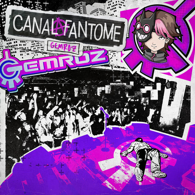 Music print | Gemroz - CANAL FANTOME poster connecté