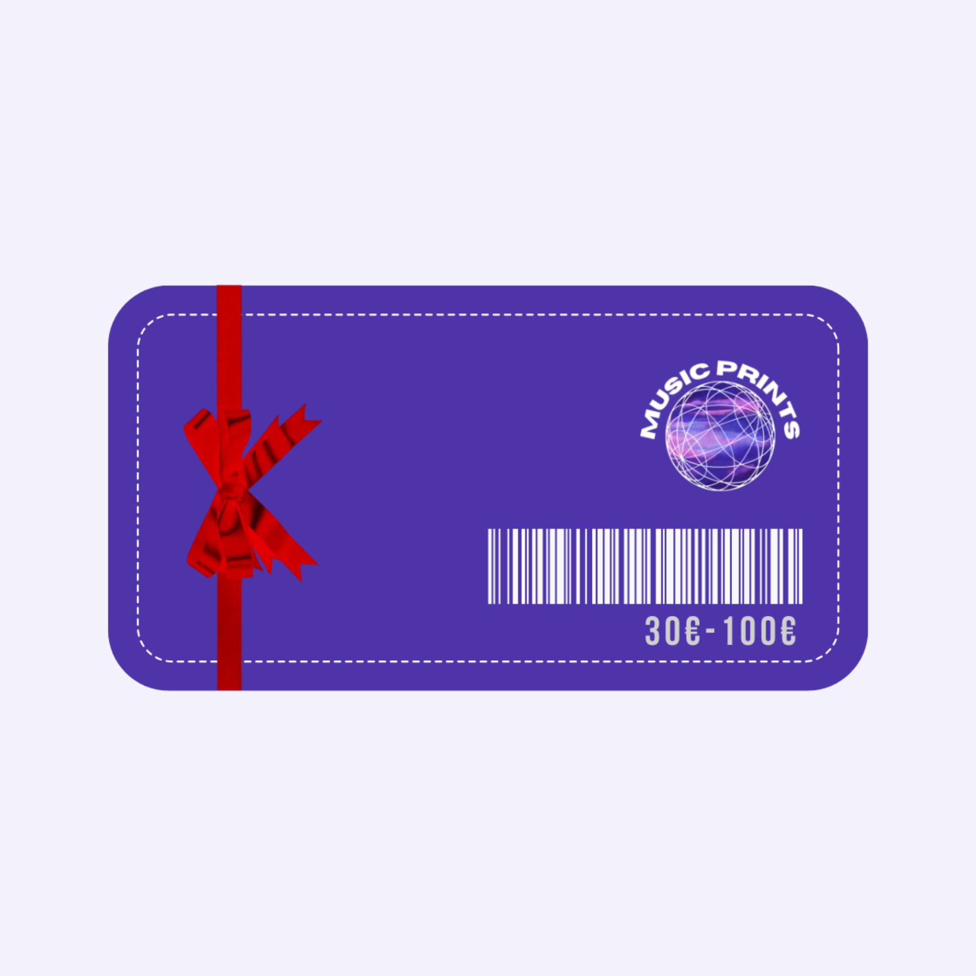 Carte-cadeau numérique Music prints