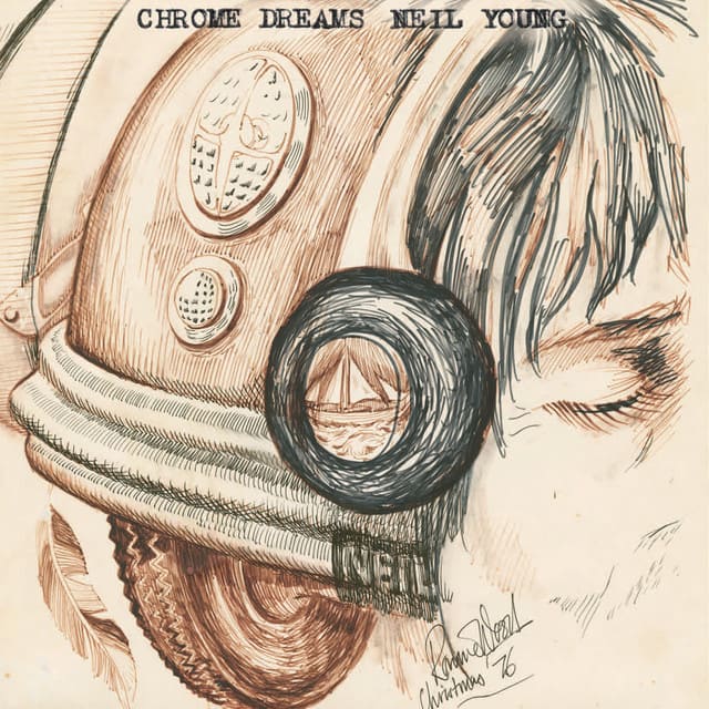 Music print | Neil Young - Chrome Dreams poster connecté