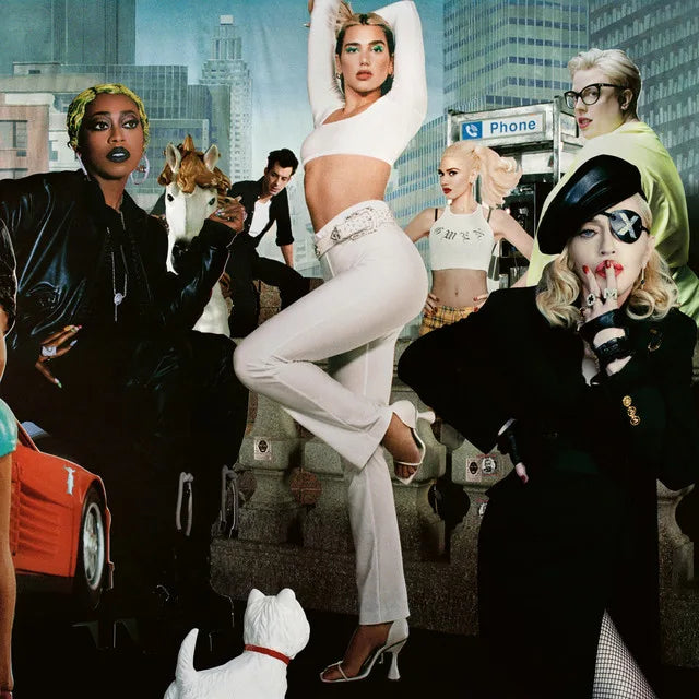 Music print | Dua Lipa & The Blessed Madonna - Club Future Nostalgia (DJ Mix) poster connecté