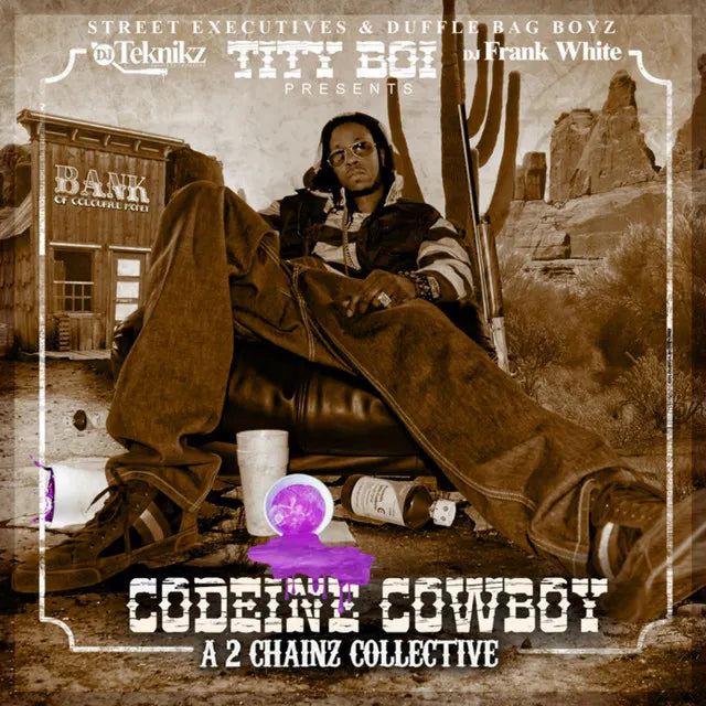 Music print | 2 Chainz - Codeine Cowboy poster connecté