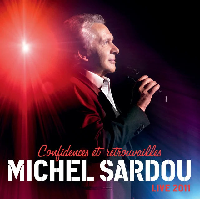 Music print | Michel Sardou - Confidences Et Retrouvailles (Live) poster connecté