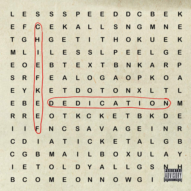Music print | Chief Keef - Dedication poster connecté