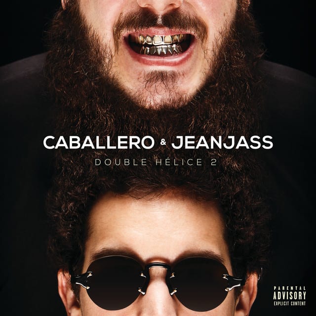 Affiche de l'album Double Hélice 2 de Caballero & JeanJass, poster connecté NFC 30 × 30 cm