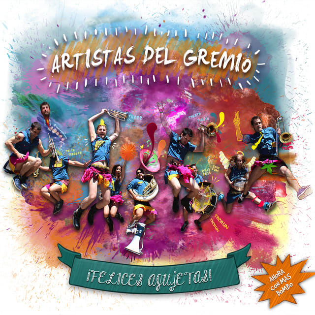 Music print | Artistas del Gremio - ¡ Felices Agujetas ! poster connecté