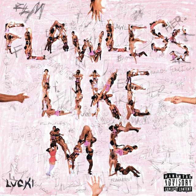Music print | LUCKI - FLAWLESS LIKE ME poster connecté