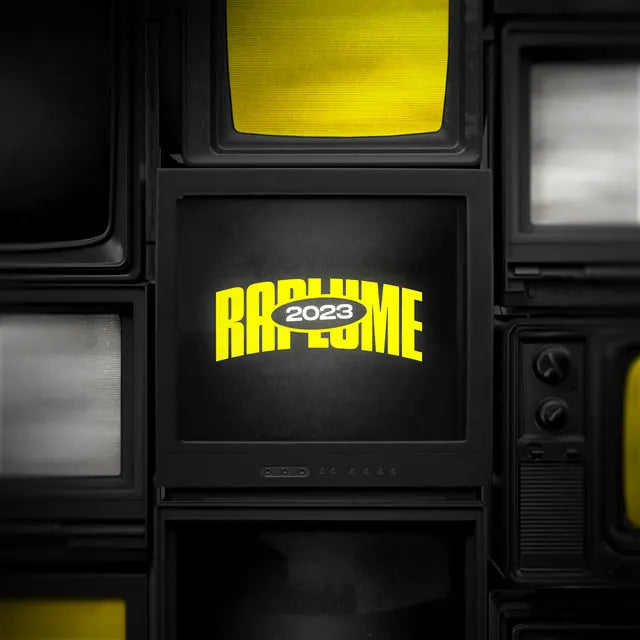 Affiche de l'album FREESTYLES RAPLUME 2023 de Shades, poster connecté NFC 30 × 30 cm