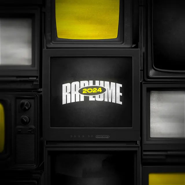 Affiche de l'album FREESTYLES RAPLUME 2024 de Shades, poster connecté NFC 30 × 30 cm
