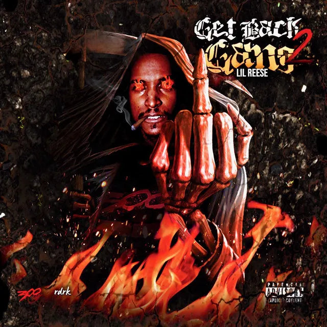 Music print | Lil Reese - GetBackGang 2 poster connecté