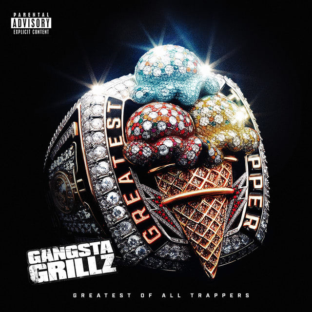 Music print | Gucci Mane - Greatest Of All Trappers (Gangsta Grillz Edition) poster connecté