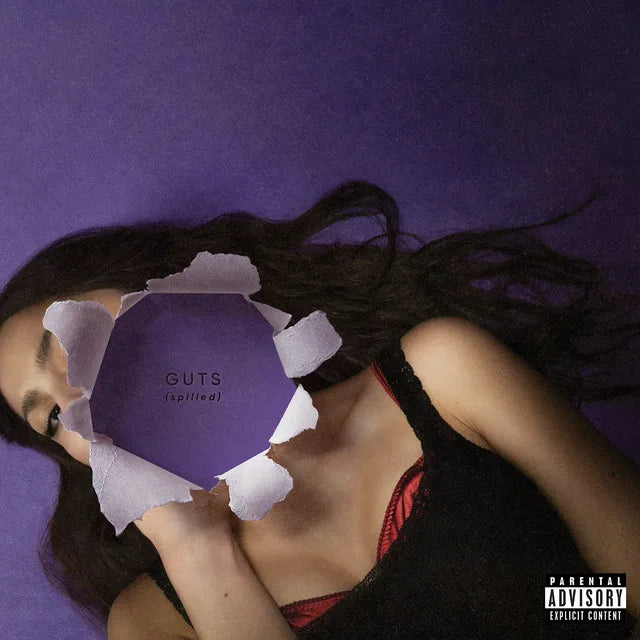 Affiche de l'album GUTS (spilled) de Olivia Rodrigo, poster connecté NFC 30 × 30 cm