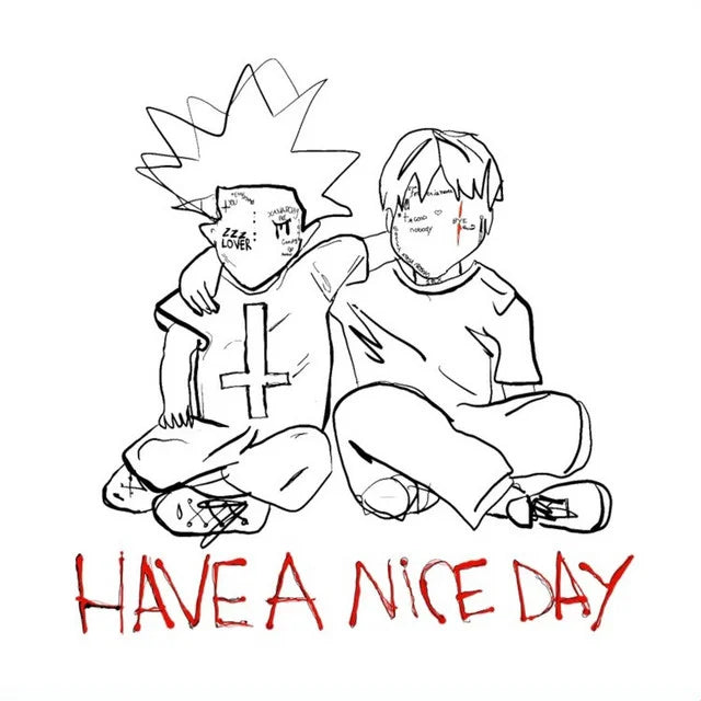 Music print | Chris Miles & Lil Xan - have a nice day poster connecté