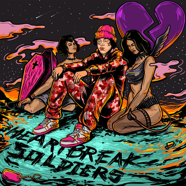 Music print | Lil Xan - Heartbreak Soldiers poster connecté