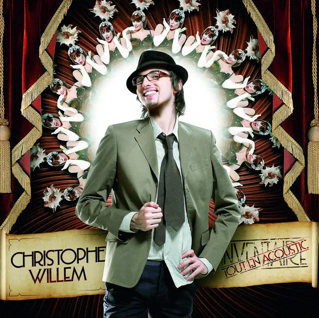Music print | Christophe Willem - Inventaire tout en Acoustic poster connecté