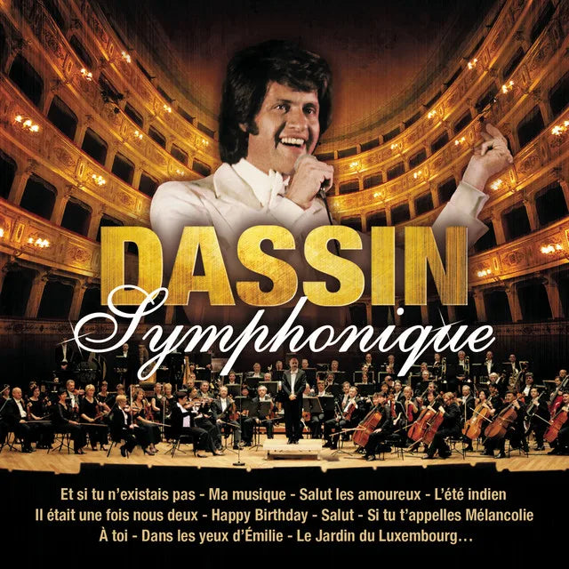 Music print | Joe Dassin - Joe Dassin Symphonique poster connecté