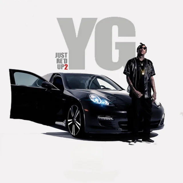 Music print | YG - Just Re'd up 2 poster connecté