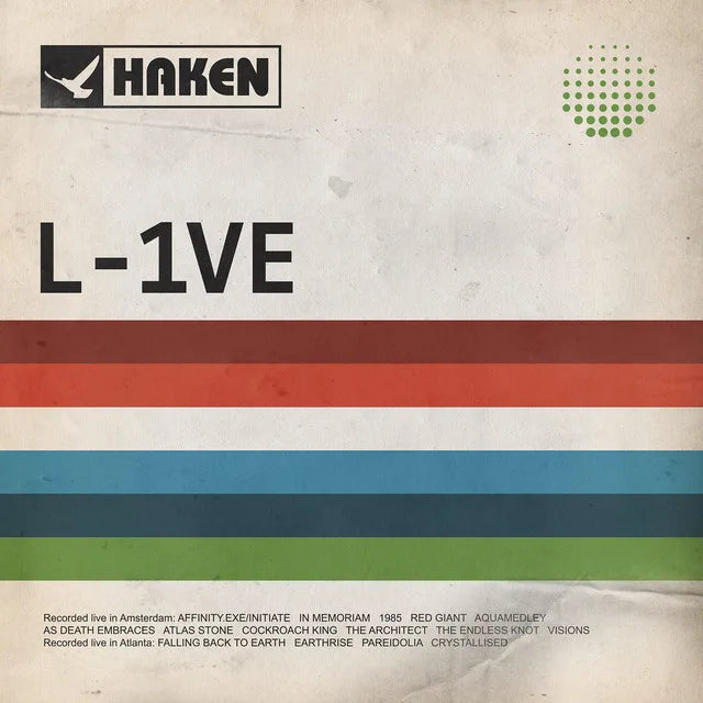 Music print | Haken - L-1VE (Live in Amsterdam 2017) poster connecté