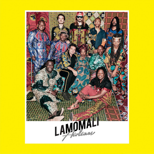 Music print | -M- & Toumani Diabaté & Sidiki Diabaté & Lamomali - Lamomali Airlines (Live) poster connecté