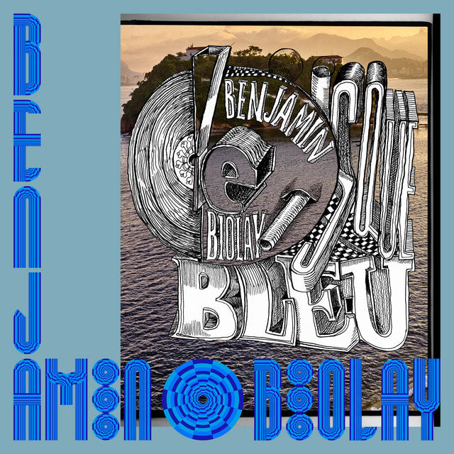 Music print | Benjamin Biolay - Le Disque Bleu poster connecté