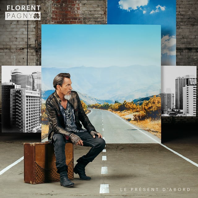 Music print | Florent Pagny - Le présent d'abord poster connecté