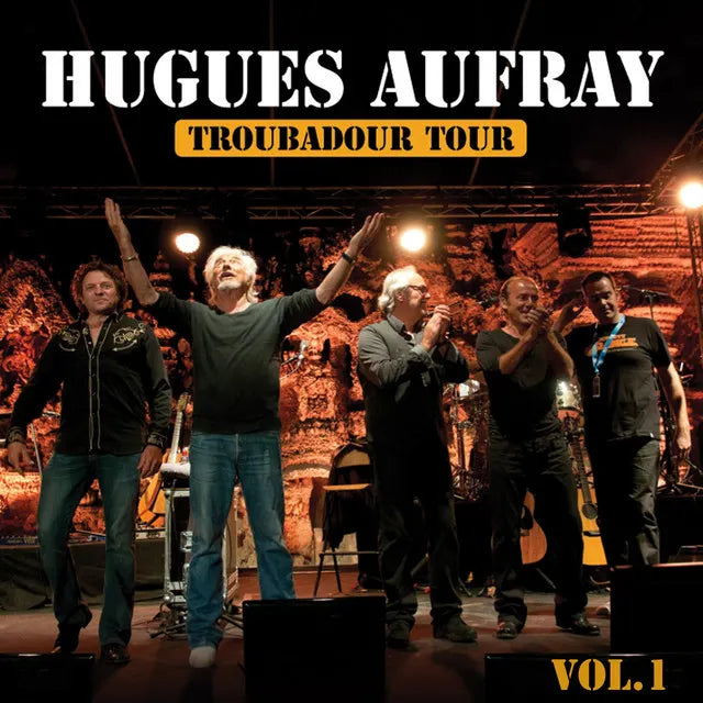 Music print | Hugues Aufray - Les plus grandes chansons, vol. 1 (Troubadour tour) poster connecté