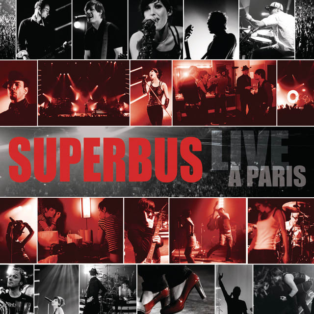 Music print | Superbus - Live A Paris poster connecté
